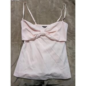 Victoria's Secret Bow Detail Top Cami Pink XS